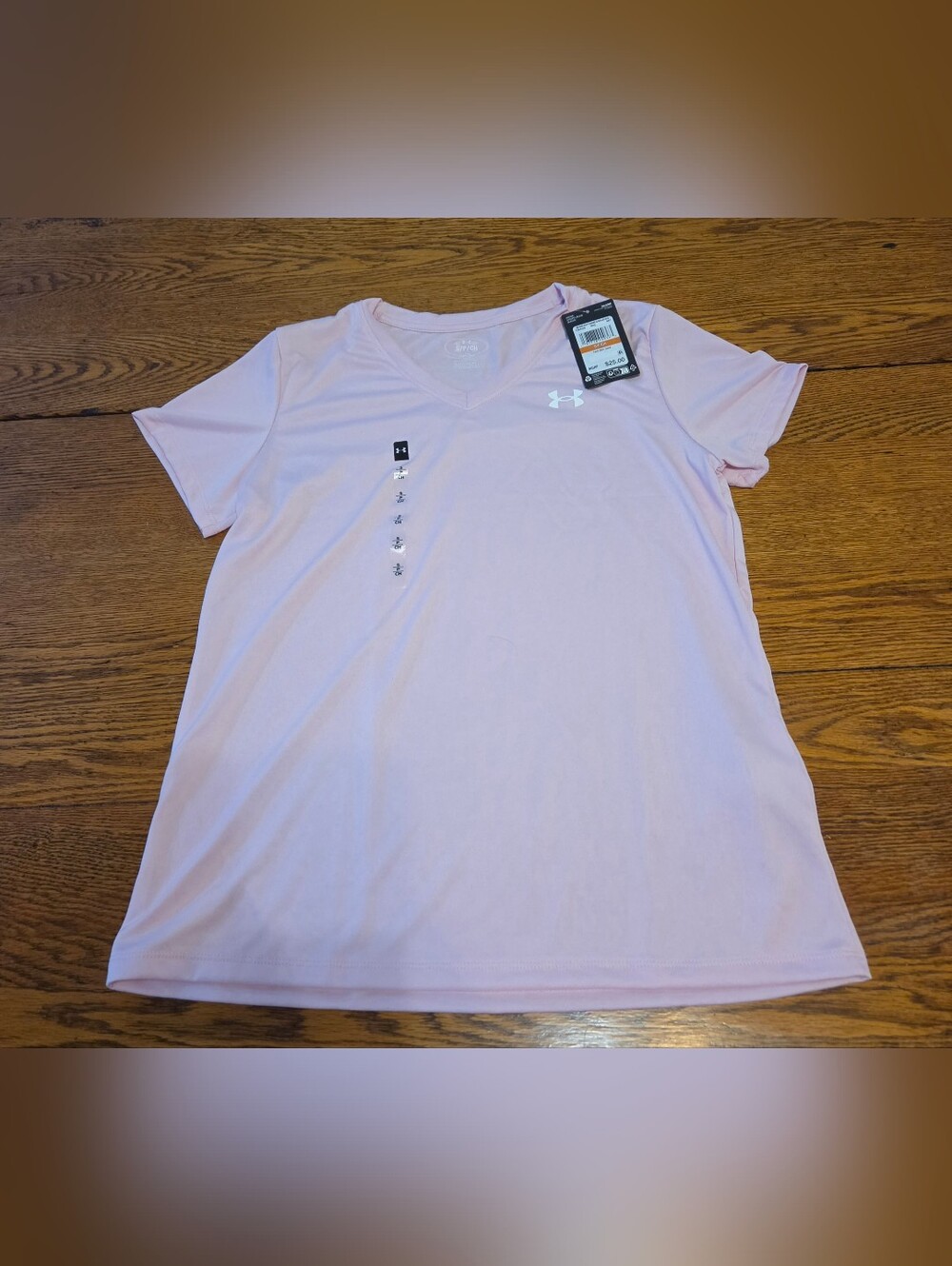Under Armour Women's Light Pink T-shirt Size Small NWT